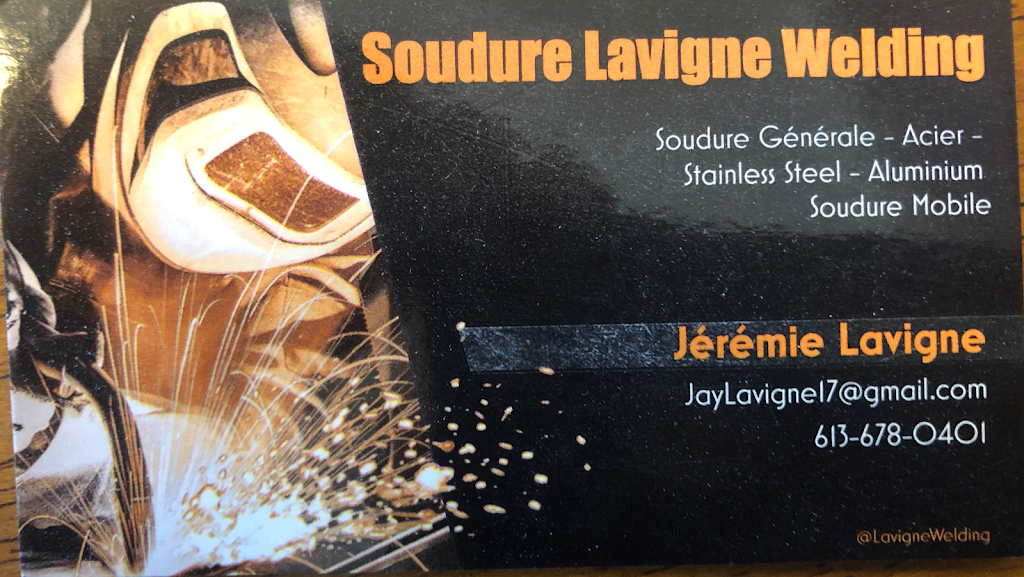 Soudure Lavigne Welding | 107 Rue des Érables, Grenville-sur-la-Rouge, QC J0V 1B0, Canada | Phone: (613) 678-0401