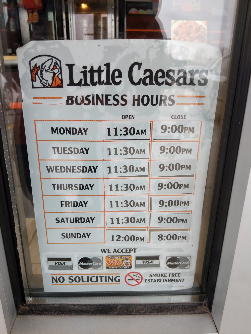 Little Caesars Pizza | 30 McNaughton Ave, Wallaceburg, ON N8A 1R9, Canada | Phone: (519) 627-1010