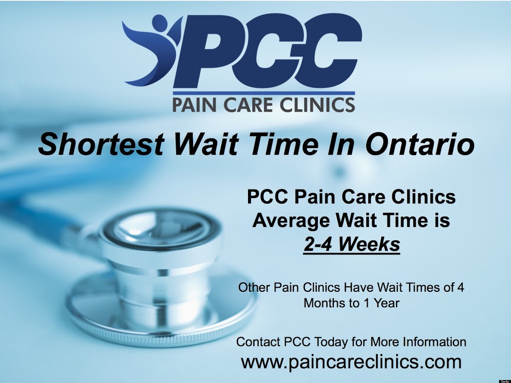 PCC Pain Care Clinics St Catharines & Urgent Care Clinic | doctor | 300 Fourth Ave Unit D, St. Catharines, ON L2S 0E6, Canada | 3656537246 OR +1 365-653-7246