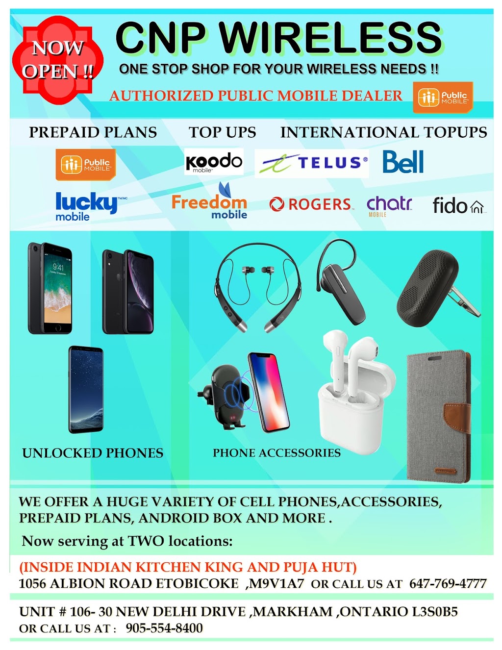 CNP WIRELESS | 2200 Martin Grove Rd K2, Etobicoke, ON M9V 5H9, Canada | Phone: (647) 769-4777