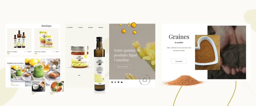 Signé Caméline | Oliméga | Huile, miel, graine et chocolat | 519 Rang des Sloan, Saint-Édouard, QC J0L 1Y0, Canada | Phone: (450) 301-0122
