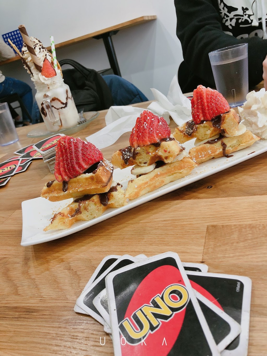 Off the Grid Waffle Cafe | 5943 Fraser St, Vancouver, BC V5W 2Z6, Canada | Phone: (604) 326-0708
