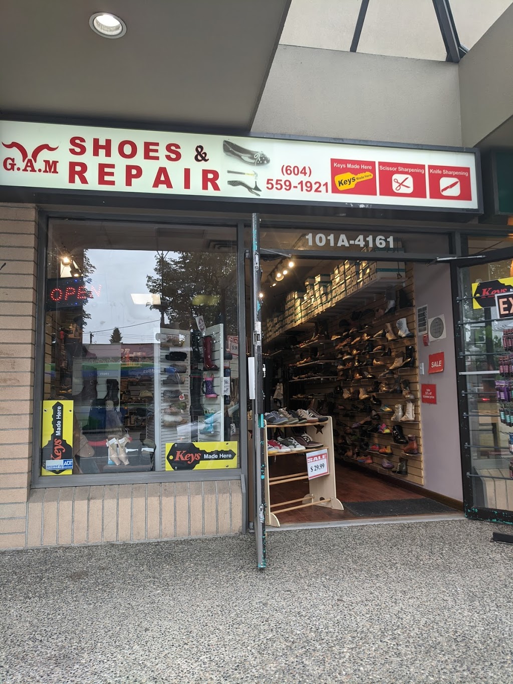 Gam Shoes & Repair | 4161 Hastings St #101a, Burnaby, BC V5C 2J3, Canada | Phone: (604) 559-1921