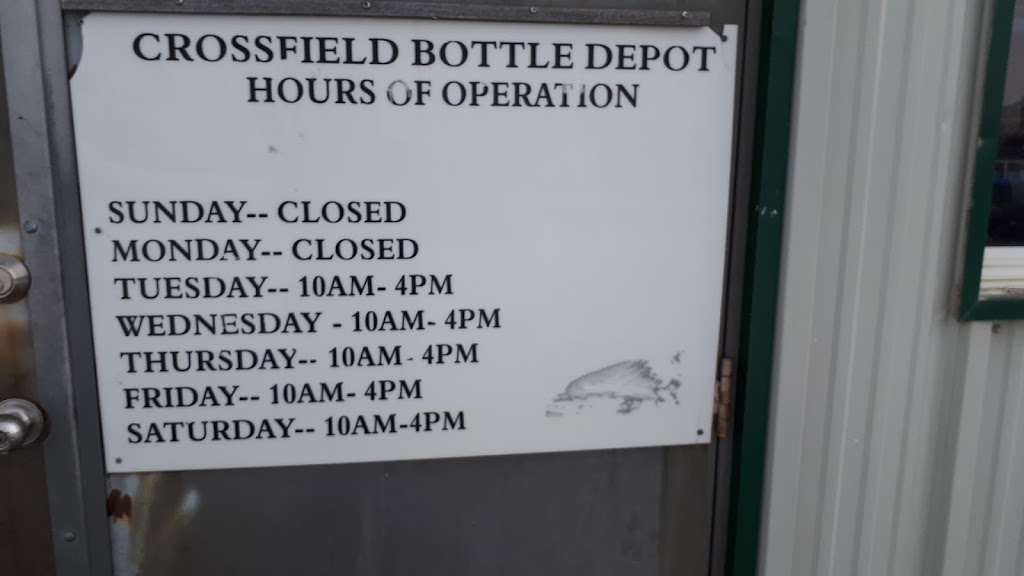 Crossfield Bottle Depot | 901 Railway St, Crossfield, AB T0M 0S0, Canada | Phone: (403) 946-5835