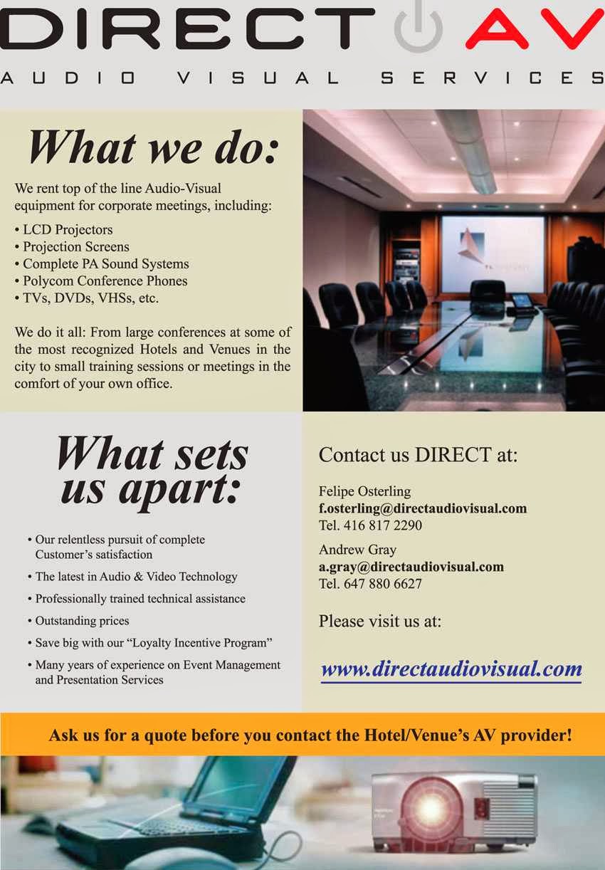 Direct Audio Visual | 6355 Kennedy Rd, Mississauga, ON L5T 2L5, Canada | Phone: (416) 817-2290