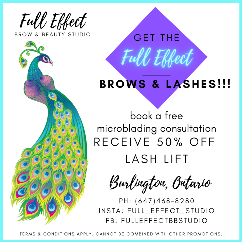 Full Effect Brow & Beauty Studio | Thomas Alton Blvd, Burlington, ON L7M 0H4, Canada | Phone: (647) 468-8280