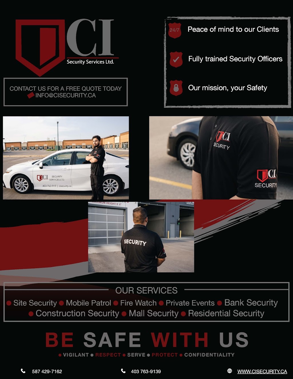 CI Security Services LTD. | 3901 54 Ave NE Unit # 153, Calgary, AB T3J 3W5, Canada | Phone: (403) 763-9139