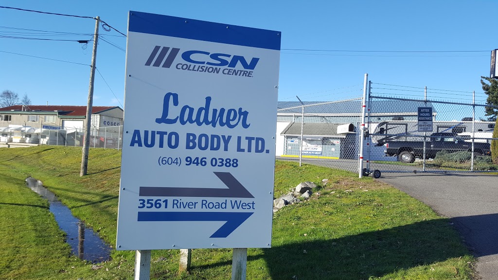CSN Ladner Auto Body Ltd. | 3561 River Rd W, Delta, BC V4K 3N2, Canada | Phone: (604) 946-0388