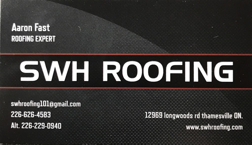 SWH ROOFING | 12969 Longwoods Rd, Thamesville, ON N0P 2K0, Canada | Phone: (226) 626-4583