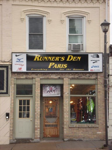 Runners Den Paris | 9 Grand River St N, Paris, ON N3L 2L9, Canada | Phone: (519) 442-1056