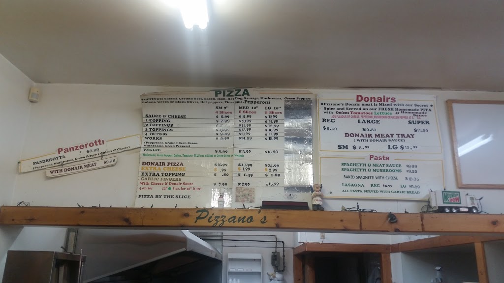 Pizzanos Pizza & Donairs | 1595 Hickey Rd, Saint John, NB E2J 3V2, Canada | Phone: (506) 672-1919