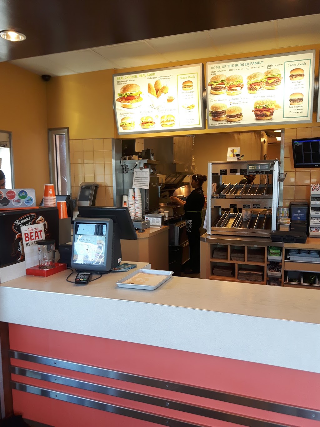A&W Canada | 1811 Walkers Line, Burlington, ON L7M 0H6, Canada | Phone: (289) 427-5863