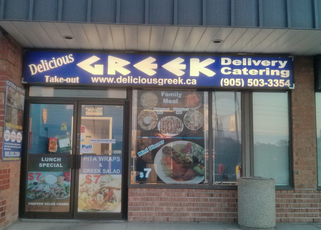 Delicious Greek | 297 Wellington St E #3, Aurora, ON L4G 6K9, Canada | Phone: (905) 503-3354