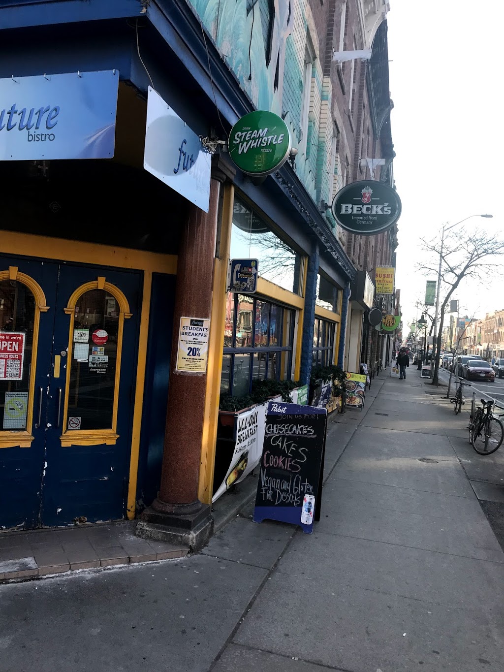 Future Bistro | 483 Bloor St W, Toronto, ON M5S 1Y2, Canada | Phone: (416) 922-5875