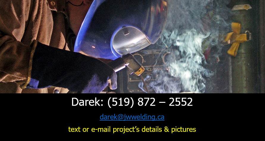 JW Portable Welding & Repairs | 594 Cranbrook Rd, London, ON N6K 1W5, Canada | Phone: (519) 872-2552