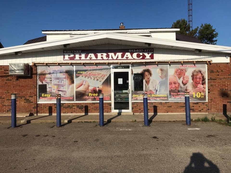 Whitney Pharmacy | 29542 ON-60, Whitney, ON K0J 2M0, Canada | Phone: (613) 637-2777