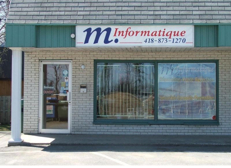 M.Informatique | 6 Avenue Laflamme, Pont-Rouge, QC G3H 3E3, Canada | Phone: (418) 873-1270