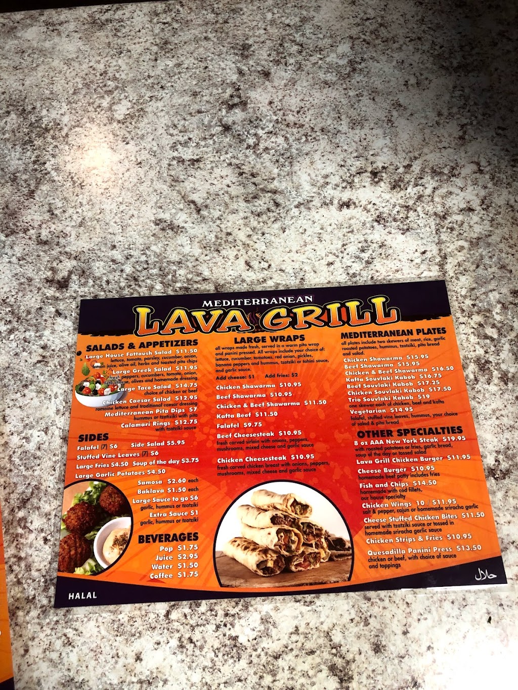 Mediterranean Lava Grill | 6791 50 Ave #6, Red Deer, AB T4N 4C9, Canada | Phone: (403) 406-3192