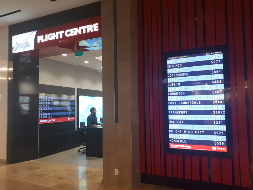 Flight Centre Erin Mills | 5100 Erin Mills Pkwy B127, Mississauga, ON L5M 4Z5, Canada | Phone: (866) 581-7757