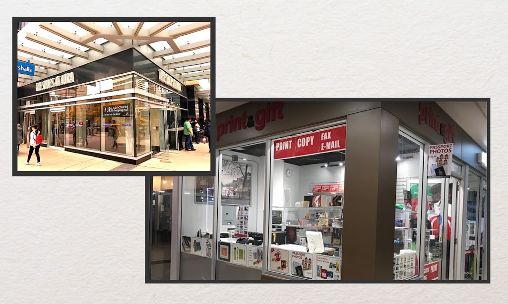 Print & Gift | 384 yonge street , Unit 94 Shops at AURA Concourse, Level - P1, Toronto, ON M5B 1S8, Canada | Phone: (416) 977-4438