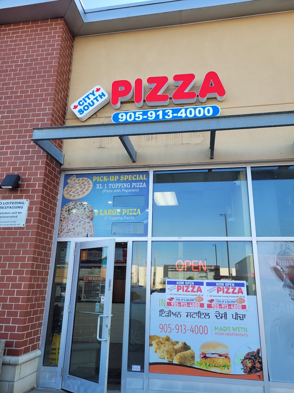 City South Pizza | 225 Castle Oaks Crossing #3, Brampton, ON L6P 3X3, Canada | Phone: (905) 913-4000