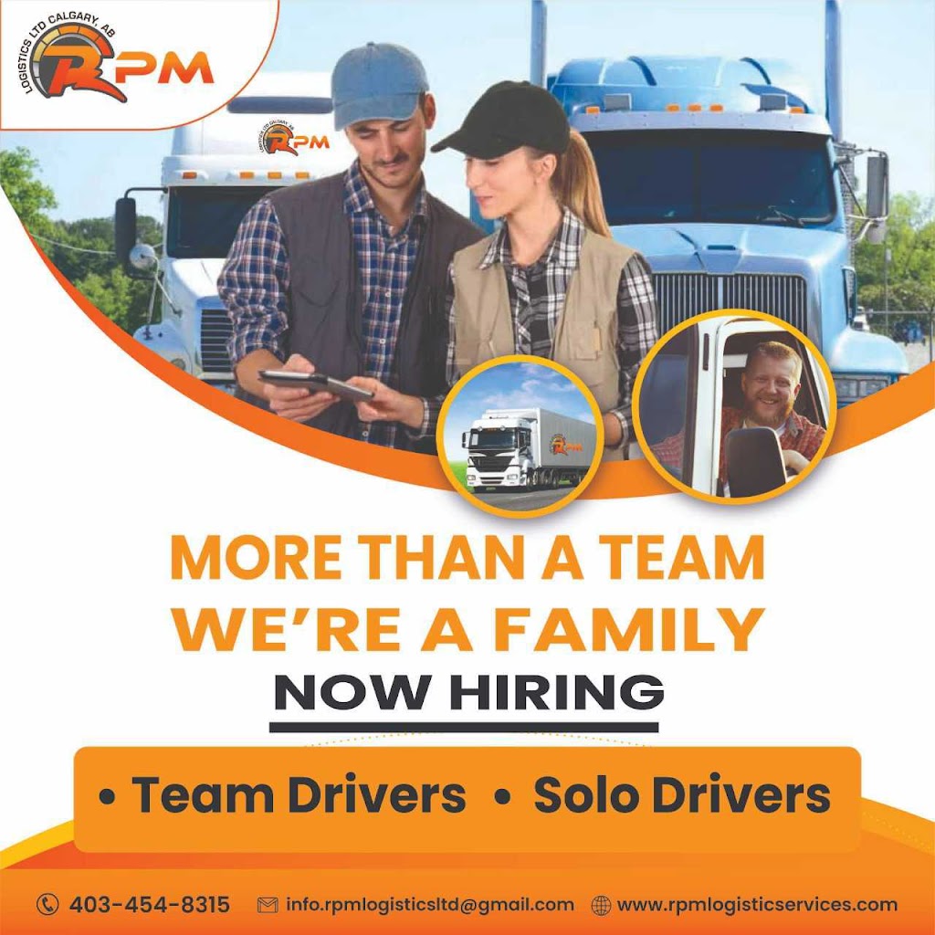 RPM Logistics | 6424 36 St NE Unit 9 220, Calgary, AB T3H 4V8, Canada | Phone: (403) 454-8315