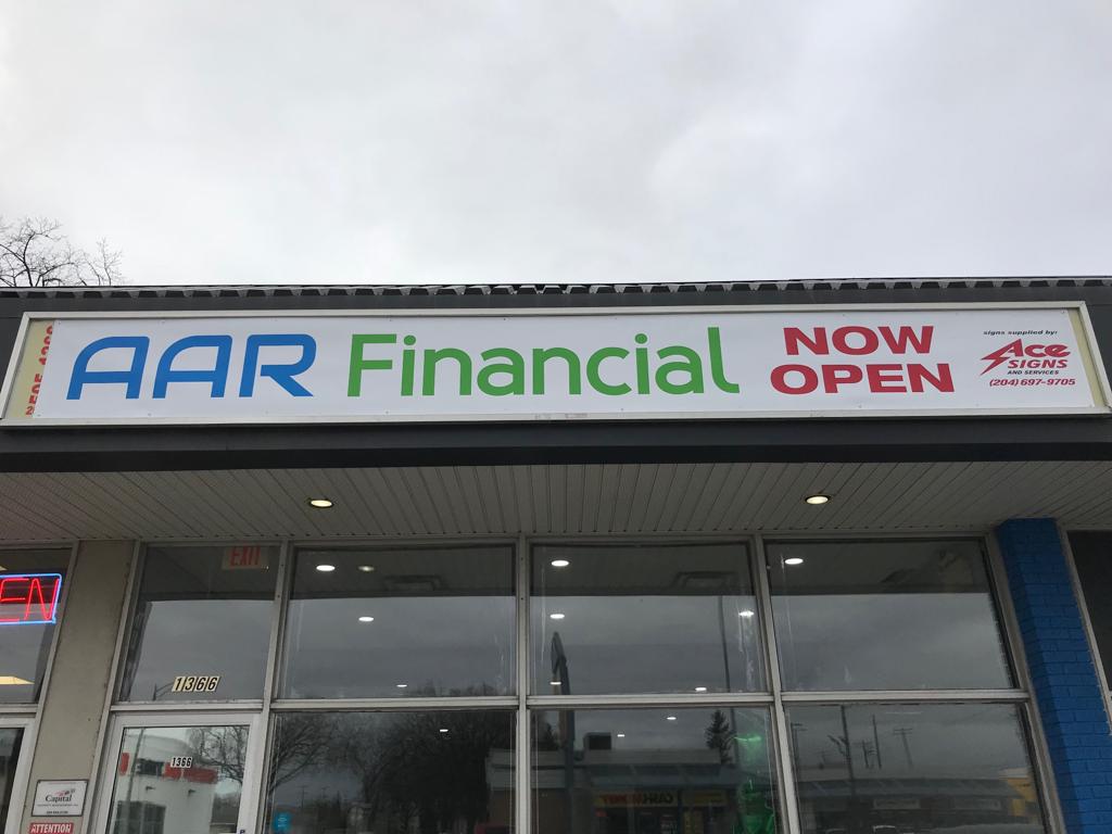 AAR Financial | 1366 McPhillips St, Winnipeg, MB R2X 2M4, Canada | Phone: (204) 560-1070