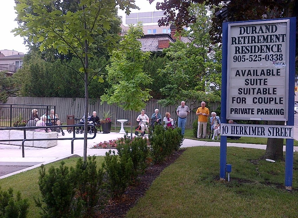 Durand Retirement Residence | 10 Herkimer St, Hamilton, ON L8P 2G2, Canada | Phone: (905) 525-0338