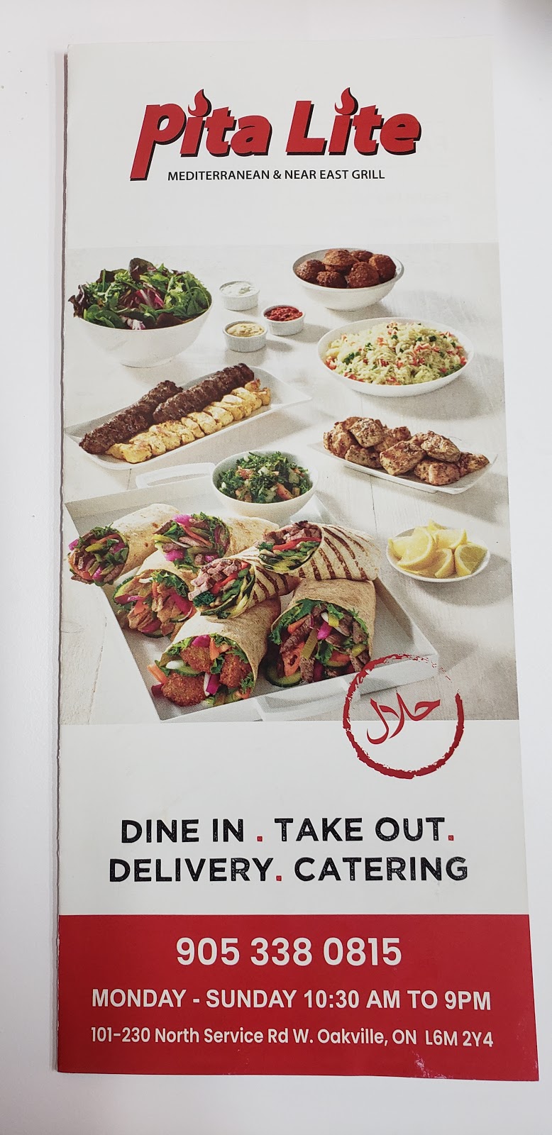 Pita Lite | 230 North Service Rd W, Oakville, ON L6M 0A4, Canada | Phone: (905) 338-0815