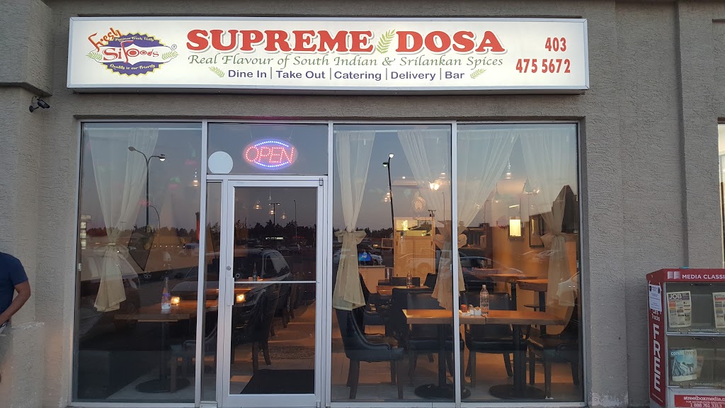 SI Foods(SUPREME DOSA)-Best Indian Restaurant,Dosa Place,South I | 1919 31 St SE #1B, Calgary, AB T2B 0S8, Canada | Phone: (403) 475-5672
