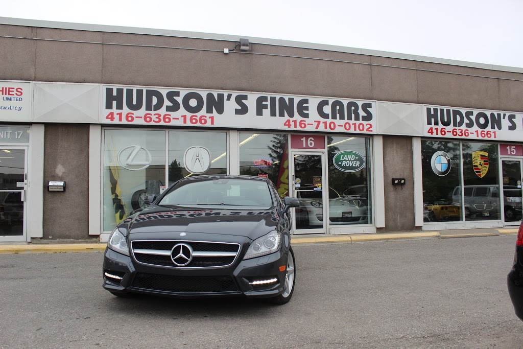 Hudsons Fine Cars Inc | 3715 Keele Street #15 and 16, North York, ON M3J 1N1, Canada | Phone: (416) 636-1661