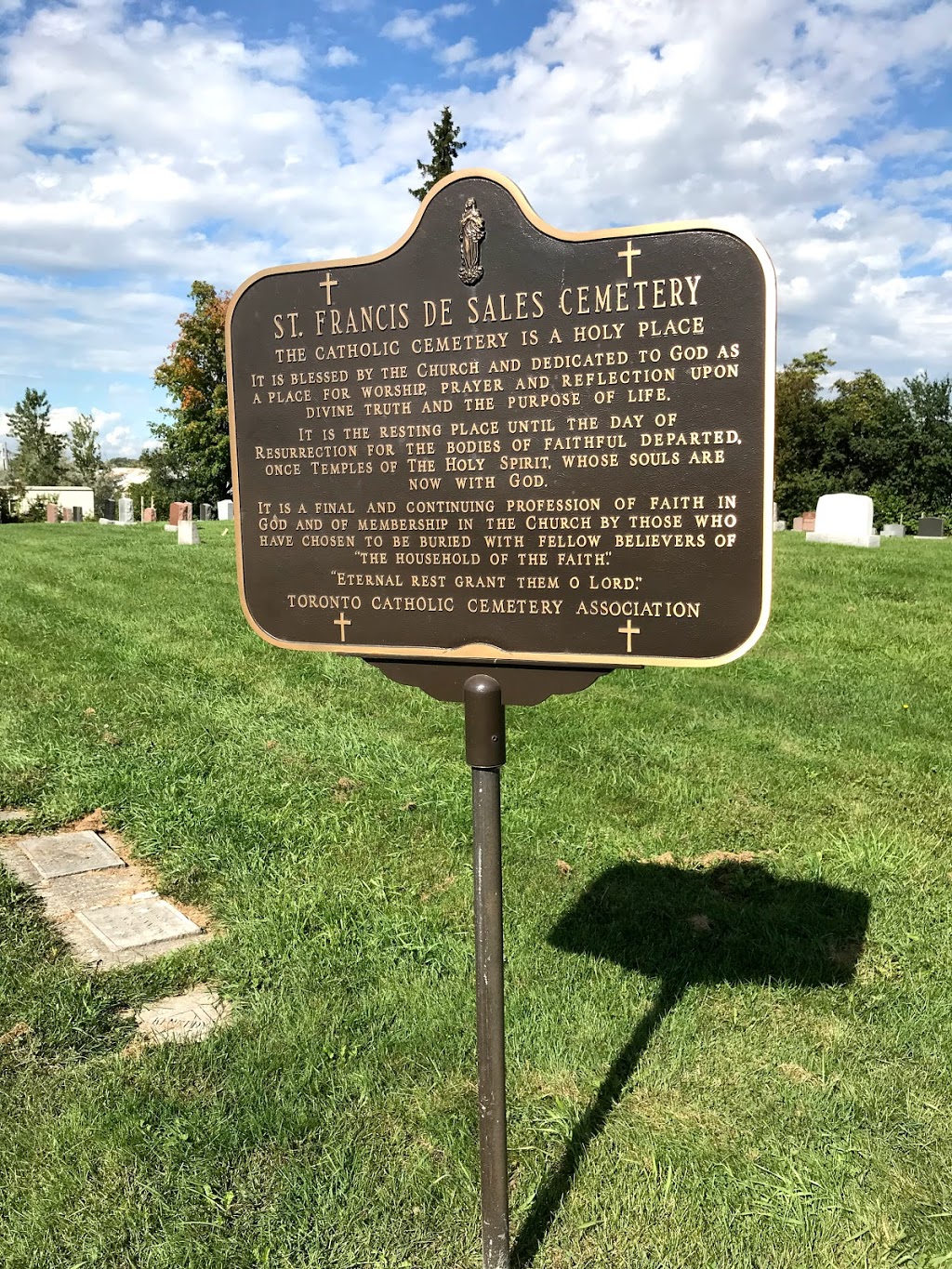St. Francis de Sales Cemetery | Notion Rd, Pickering, ON L1V 2G3, Canada