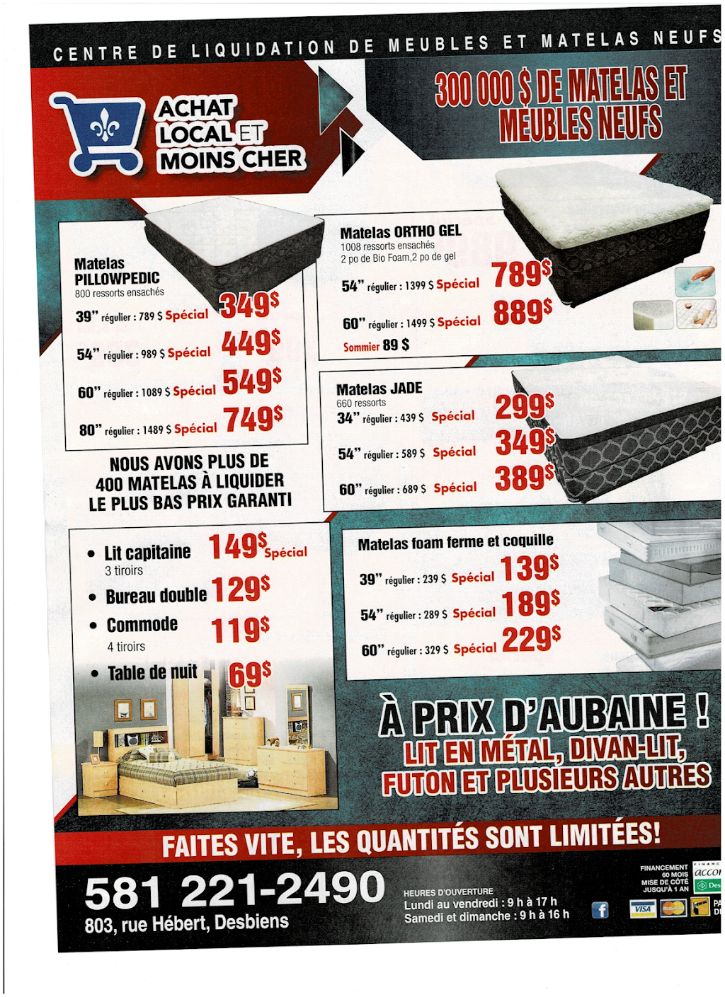 liquidation803hebert | 803 Rue Hébert, Desbiens, QC G0W 1N0, Canada | Phone: (581) 221-2490