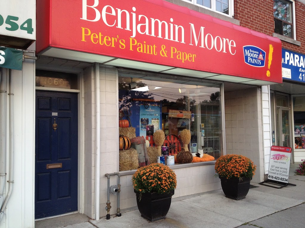Peters Paint & Paper | 1062 Coxwell Avenue @, OConnor Dr, East York, ON M4C 3G5, Canada | Phone: (416) 423-0234
