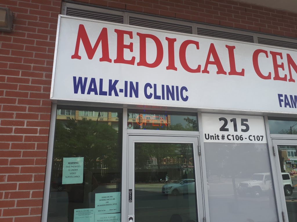 Queen Street Medical Centre | 215 Queen St E unit C106, Brampton, ON L6W 0A9, Canada | Phone: (905) 454-3999