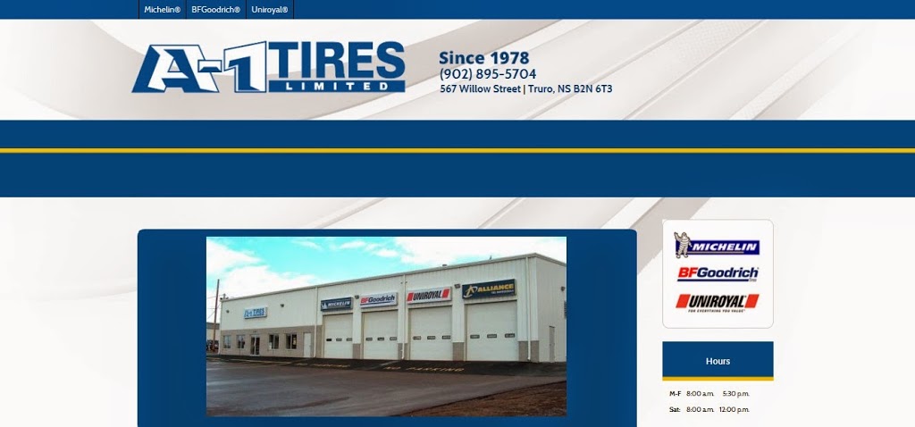 A-1 Tires Limited ??️ | 567 Willow St, Truro, NS B2N 6T3, Canada | Phone: (902) 895-5704