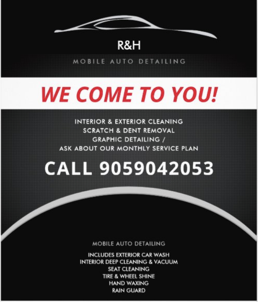 R&H mobile detailing service’s | 144 Daylily Ln, Kitchener, ON N2R 0L7, Canada | Phone: (905) 904-2053