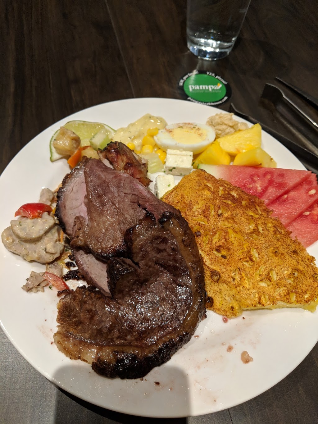 Pampa Brazilian Steakhouse West Edmonton | 17020 100 Ave NW, Edmonton, AB T5S 2E7, Canada | Phone: (780) 761-4400
