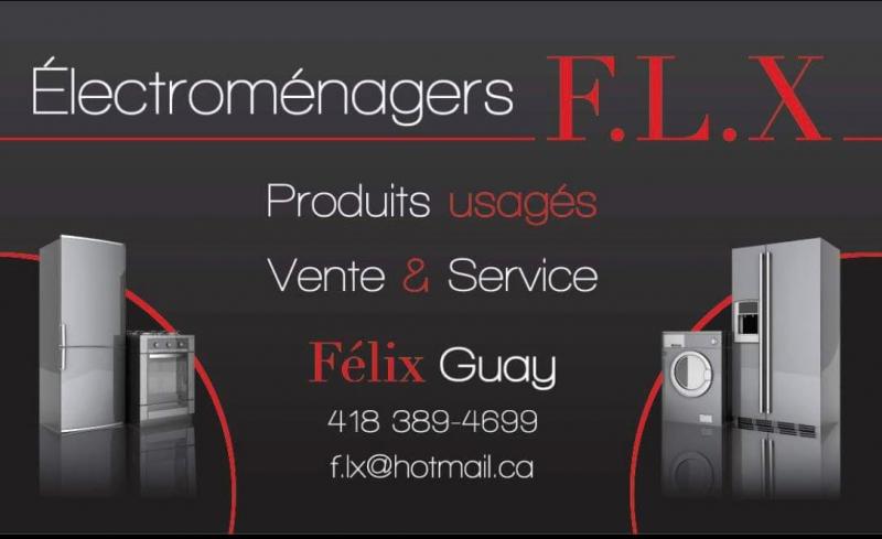 Électroménagers F.L.X | 1044 Rue Principale, Saint-Sylvestre, QC G0S 3C0, Canada | Phone: (418) 389-4699