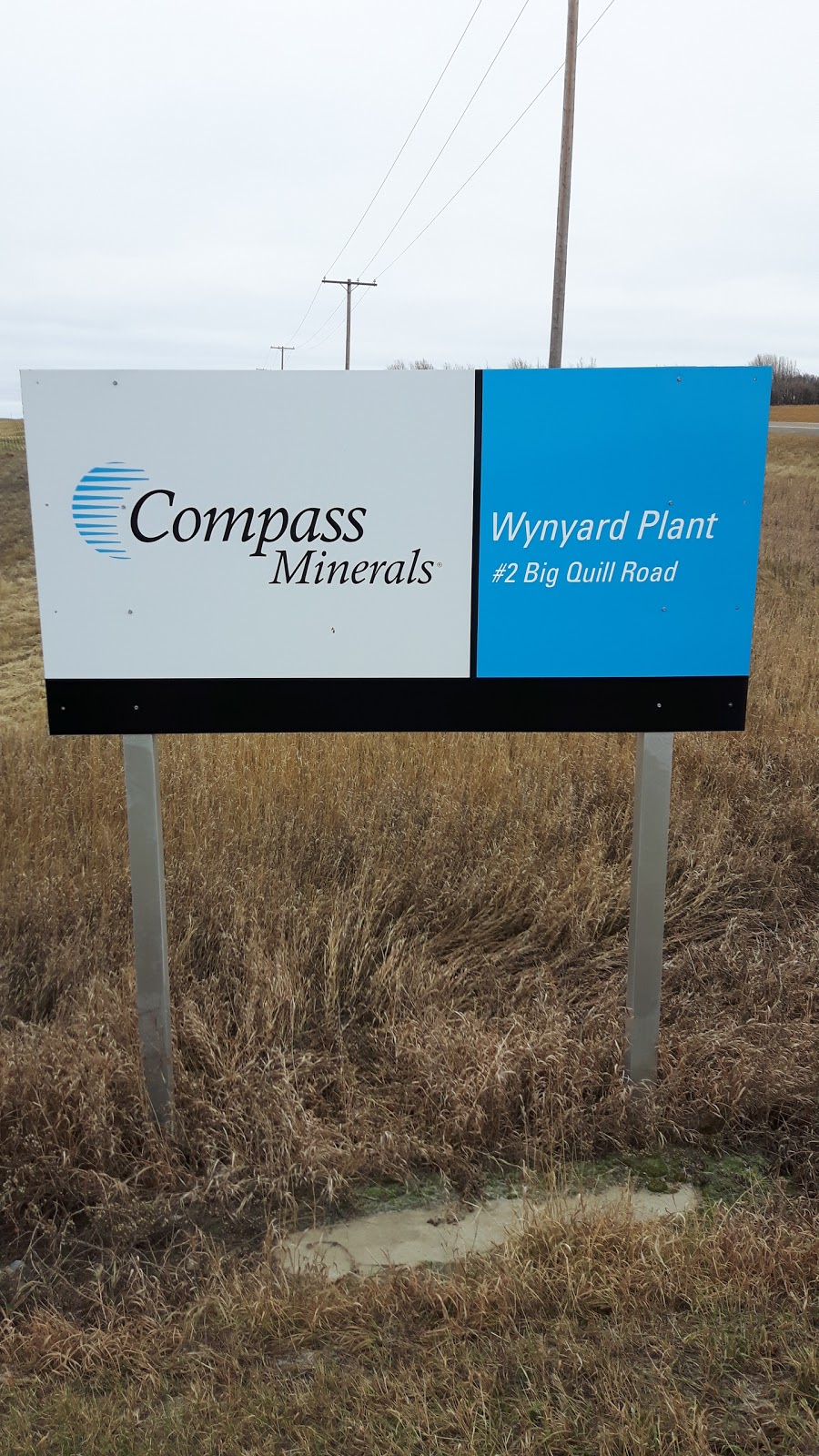 Compass Minerals Wynyard Inc. | R M, 2 Big Quill Rd, Wynyard, SK S0A 4T0, Canada | Phone: (306) 554-3322