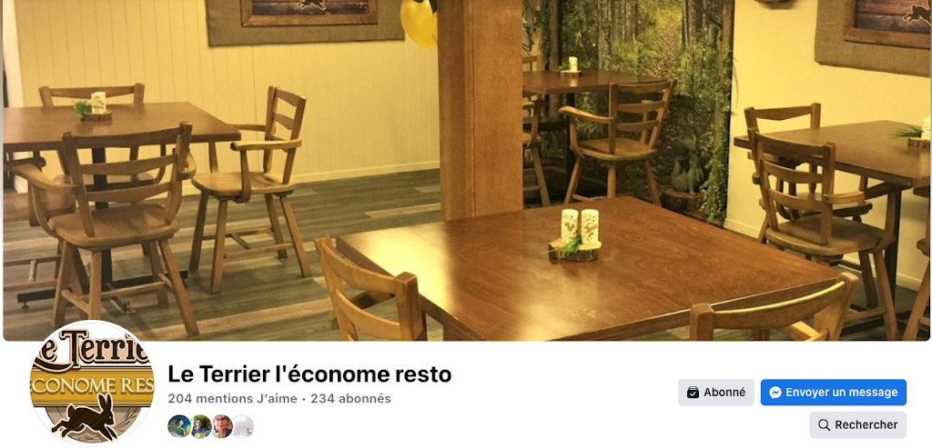 Le Terrier économe resto | 214 Rue St Louis, Warwick, QC J0A 1M0, Canada | Phone: (819) 358-6252