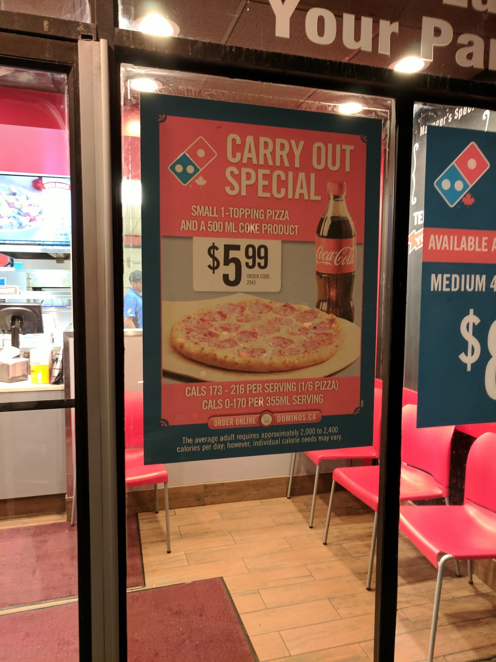 Dominos | 820 Sheppard Ave W, North York, ON M3H 2T1, Canada | Phone: (416) 636-3888