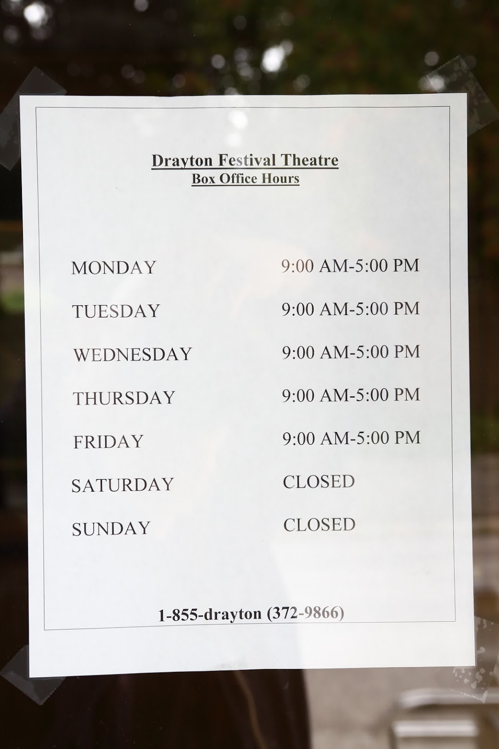 Drayton Festival Theatre | 33 Wellington St S, Drayton, ON N0G 1P0, Canada | Phone: (855) 372-9866