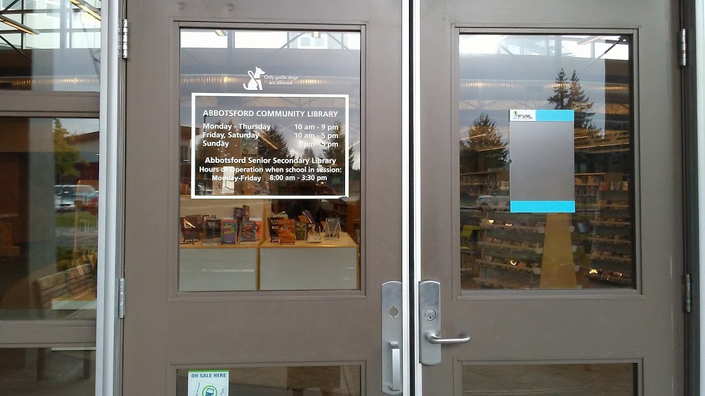 Abbotsford Community Library | 33355 Bevan Ave, Abbotsford, BC V2S 3M1, Canada | Phone: (604) 853-1753