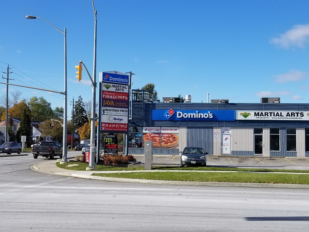 Dominos | 71 Charing Cross St Unit #7, Brantford, ON N3R 2H4, Canada | Phone: (519) 759-1130