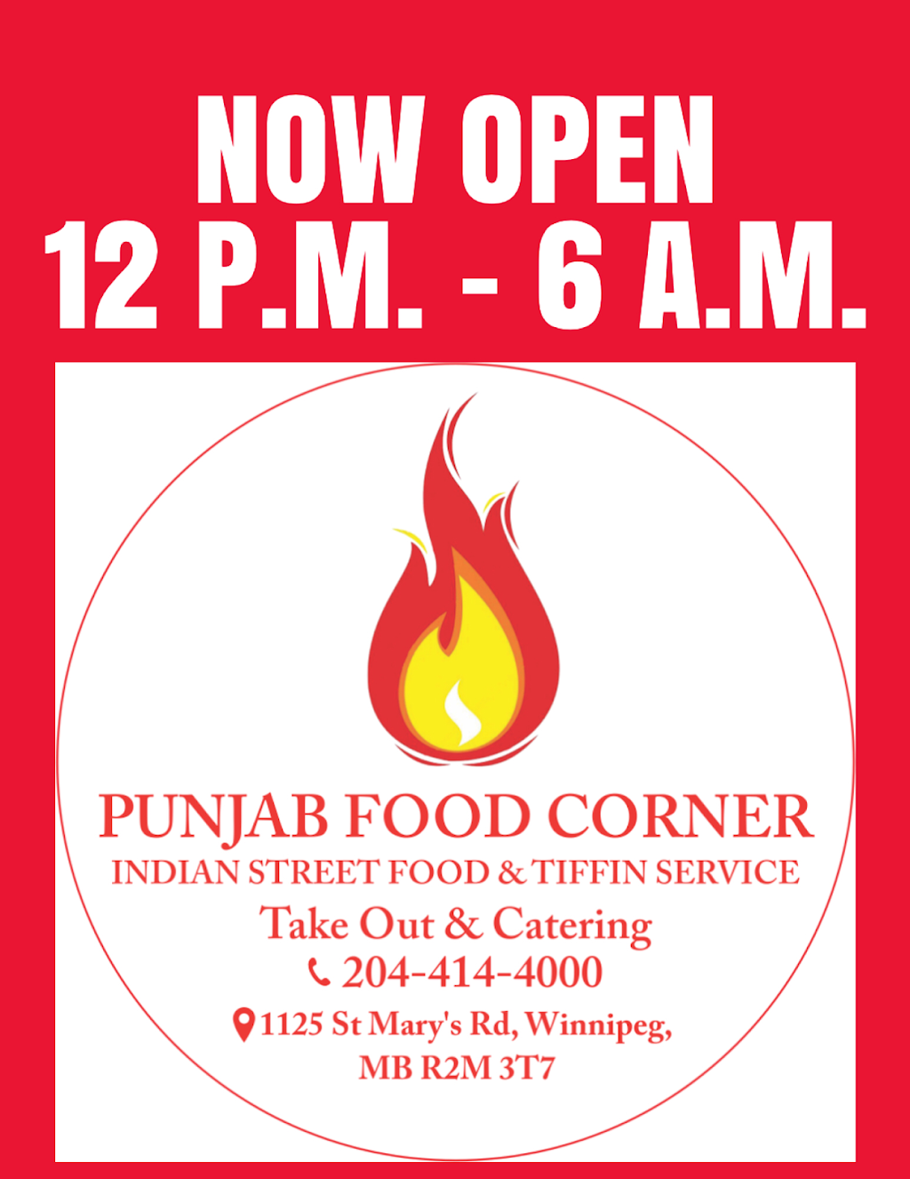 PUNJAB FOOD CORNER | 1125 St Marys Rd, Winnipeg, MB R2M 3T7, Canada | Phone: (204) 414-4000