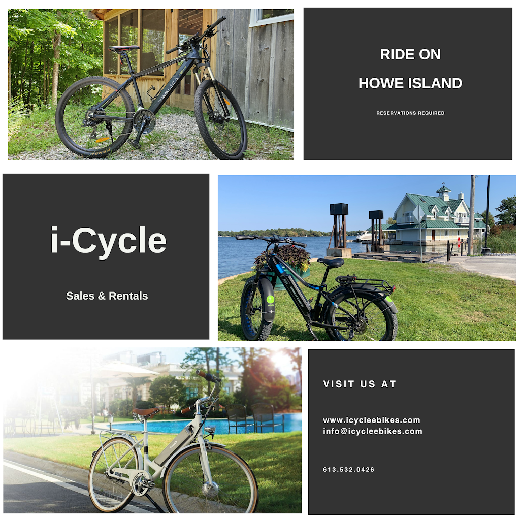 i-Cycle Electric Bike Co | 1090 N Shore Rd, Gananoque, ON K7G 2V6, Canada | Phone: (613) 532-0426