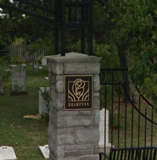 Old Brampton Cemetery | 350 Main St N, Brampton, ON L6V 1P8, Canada | Phone: (905) 874-2000