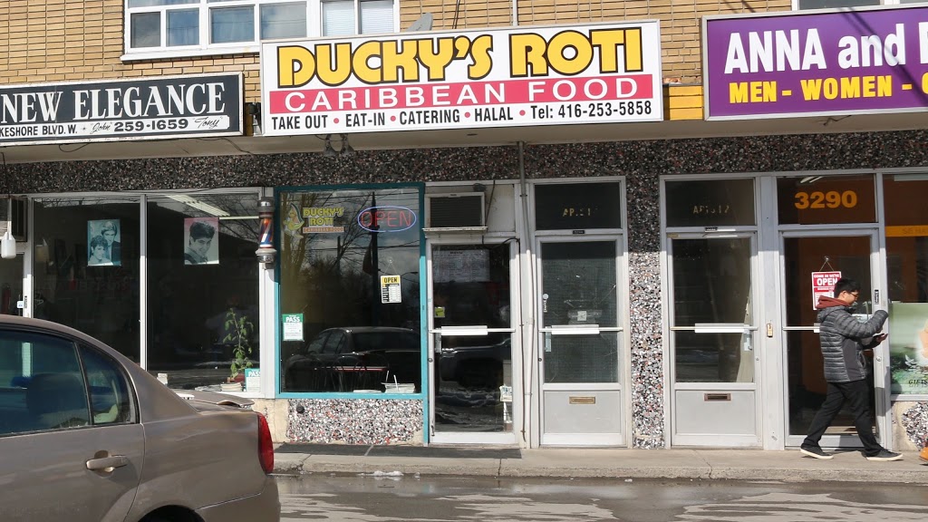 Duckys Roti | 3296 Lake Shore Blvd W, Etobicoke, ON M8V 1M4, Canada | Phone: (416) 253-5858