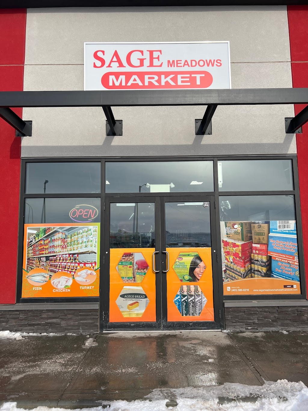 Sage meadows Market African store Inc | 2974 Main St SE unit 121/131, Airdrie, AB T4B 3G4, Canada | Phone: (403) 980-0216